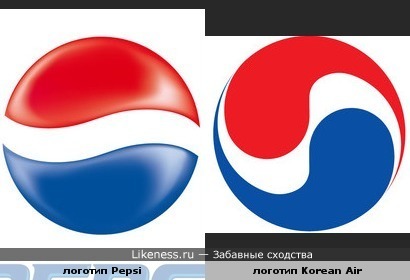 Лого &quot;Корейских авиалиний&quot; похож на лого &quot;Пепси&quot;