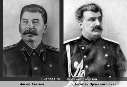 Говорят, Сталин очень гордился тем, что был похож на Пржевальского