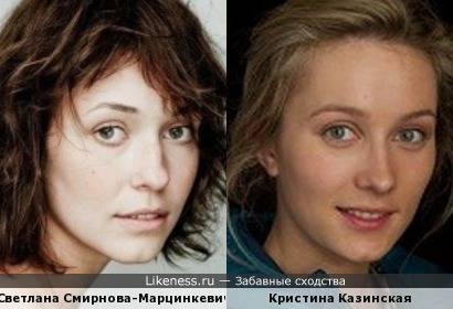 Актрисы, игравшие в разных фильмах про Чернобыль похожи