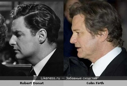 Robert Donat и Colin Firth
