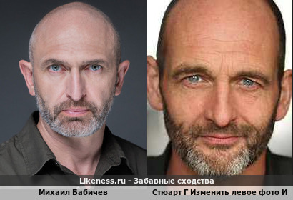 Михаил Бабичев похож на Стюарта Гудвина
