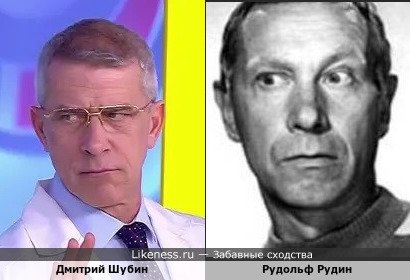 Дмитрий Шубин похож на Рудольфа Рудина