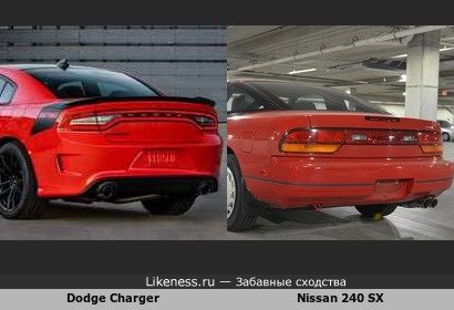 Dodge Charger напоминает Nissan 240 SX