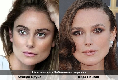 Аманда Брукс здесь отдаленно напомнила Киру Найтли