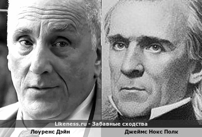 Лоуренс Дэйн в фильме "Невеста Чаки" отдаленно напомнил Джеймса Нокса Полка