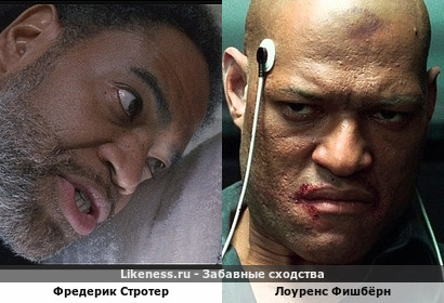 Фредерик Стротер в кадре "12 обезьян" и Лоуренс Фишбёрн