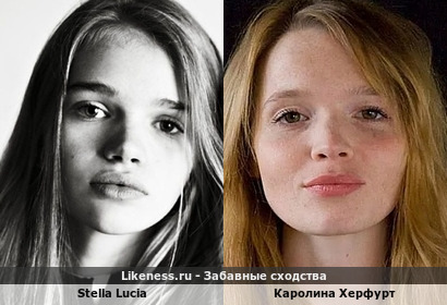 Stella Lucia (австрийская модель с обложки российского Vogue 2019 года) напомнила Каролину Херфурт