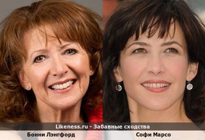 Бонни Лэнгфорд здесь отдаленно напомнила Софи Марсо