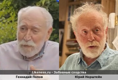 Геннадий Попов похож на Юрия Норштейна