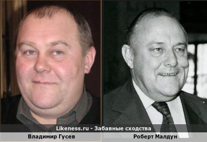 Владимир Гусев похож на Роберта Малдуна