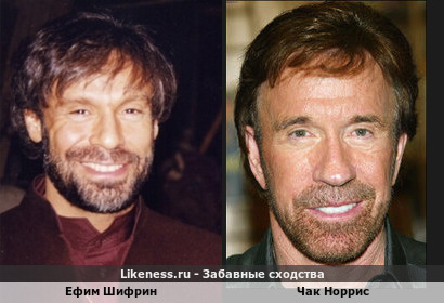 Ефим Шифрин похож на Чака Норриса