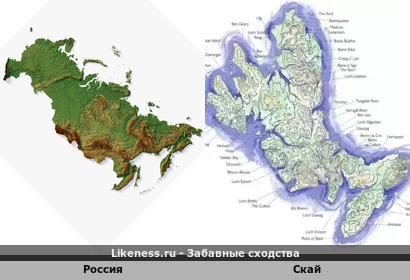 Карта России, с новыми территориями похожа на островную родину классического дымного и торфяного (болотного) виски, в контексте Референдума о независимости Шотландии