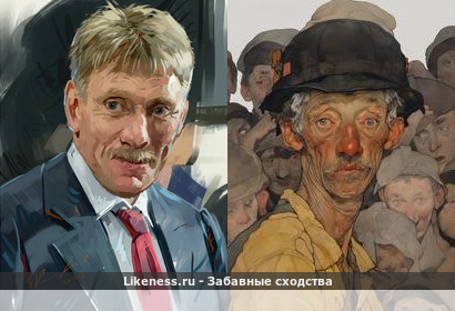 Портрет Пресс-секретаря Президента напоминает "Хождение в народ" и/или "Человек для народа"