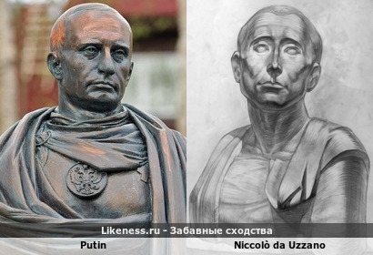 Бюст из мастерской скульптора Павла Грешникова напоминает Бюст Никколо да Уццано (Никколо да Удзано)