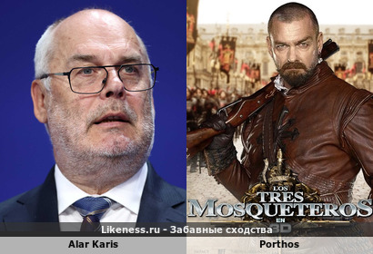 Президент Эстонии похож на Портоса из "The Three Musketeers"