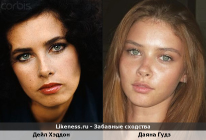 Dayle Haddon напоминает Даяна Гудз