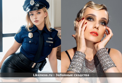 На страже Правопорядка напоминает Елену Полянскую из сериала "Девушки с макаровым"