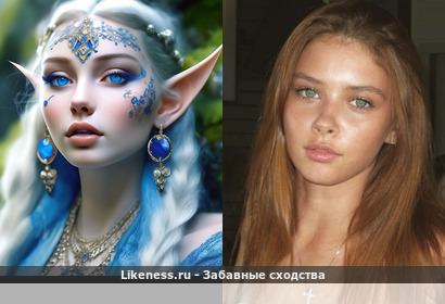 Портрет эльфийки напоминает Dayana_Gudzzz