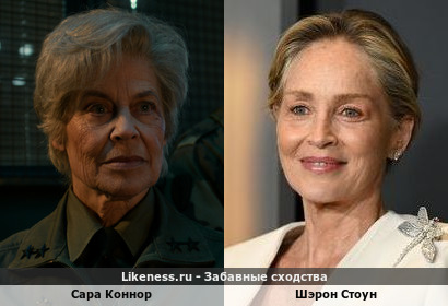 Линда Хэмилтон похожа на Шэрон Стоун