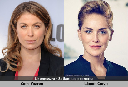 Соня Уолгер похож на Шэрон Стоун