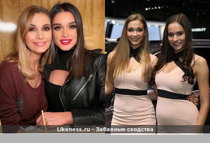 Ольга Орлова и Ксения Бородина "Дом 2": промо-модели на Женевском международном автосалоне