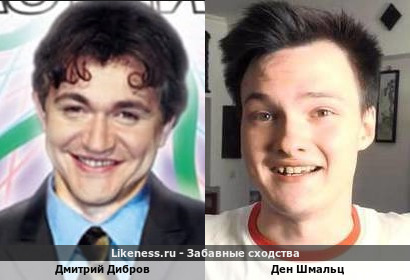 Дмитрий Дибров похож на Дена Шмальца