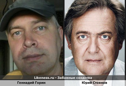 Геннадий Горин похож на Юрия Стоянова