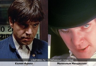 Колин Фрилз похож на Малкольма Макдауэлла