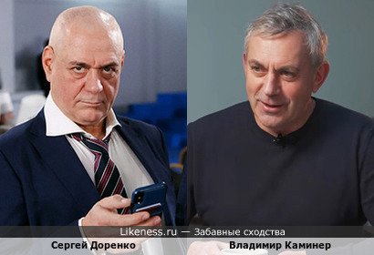 Сергей Доренко похож на Владимира Каминера