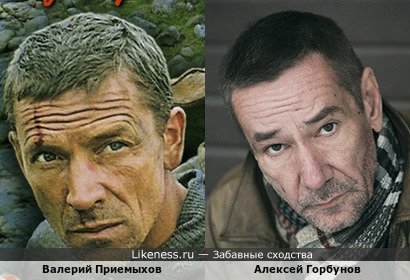 Валерий Приемыхов похож на Алексея Горбунова