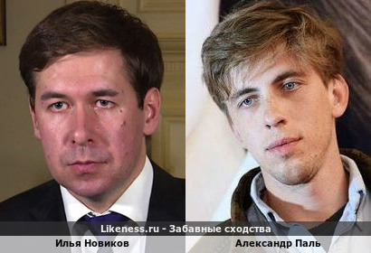 Илья Новиков похож на Александра Паля