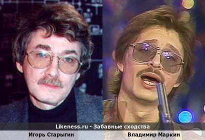 Игорь Старыгин похож на Владимира Маркина
