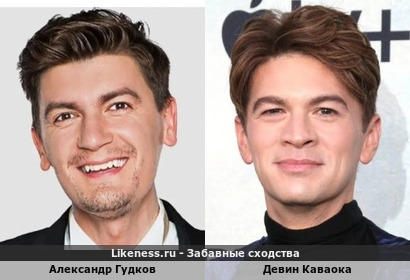 Александр Гудков и Девин Каваока похожи