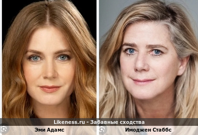 Актрисы Эми Адамс и Имоджен Стаббс похожи