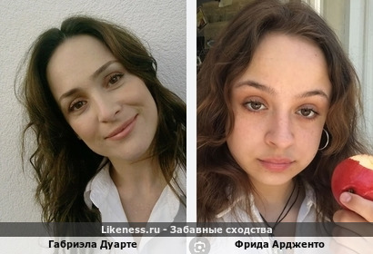 Бразильская актриса Габриэла Дуарте (Во имя любви) и шведская актриса Фрида Ардженто (Убийства в Оре) похожи