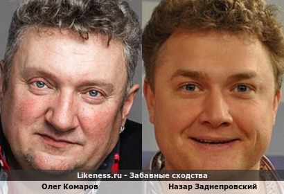 Олег Комаров похож на Назара Заднепровского