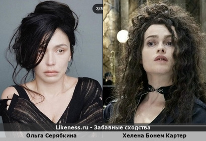 В фотосессии без макияжа Серябкина напомнила Белатриссу Лестрейндж