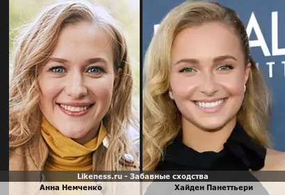 Анна Немченко напоминает Хайден Панеттьери