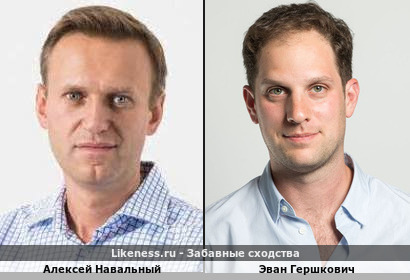Алексей Навальный похож на Эван Гершкович