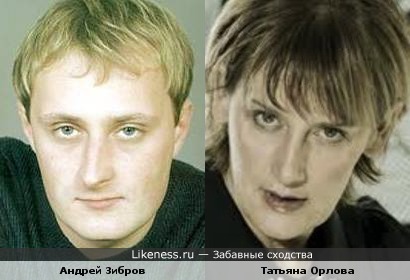Татьяна Орлова и Андрей Зибров похожи