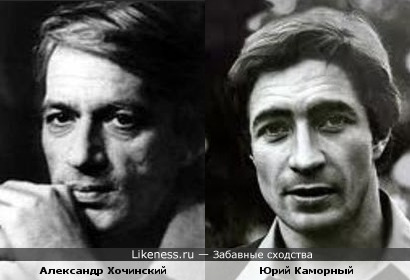 Александр Хочинский и Юрий Каморный похожи