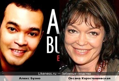 Алекс Буэно и Оксана Коростышевская