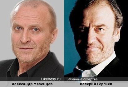 Александр Мезенцев и Валерий Гергиев
