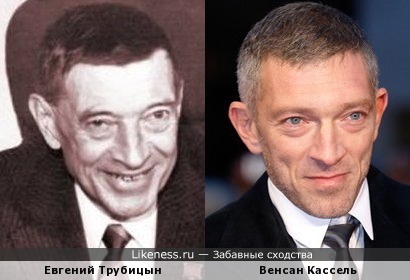 Евгений Трубицын похож на Венсана Касселя