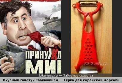 Новый галстук для Саакашвили