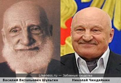 Василий Шульгин похож на Николая Чиндяйкина