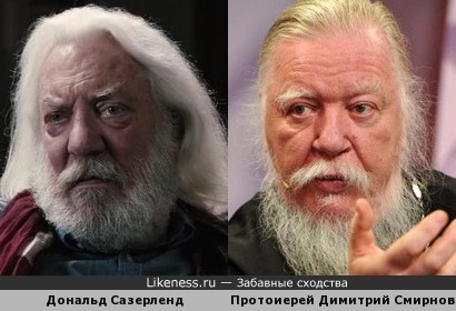 Димитрий Смирнов похож на Дональда Сазерленда
