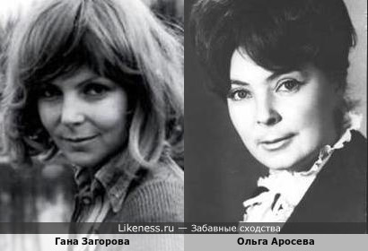 Гана Загорова и Ольга Аросева