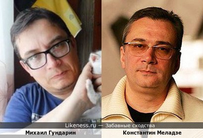 Михаил Гундарин похож на Константина Меладзе