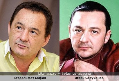 Габдельфат Сафин похож на Игоря Саруханова